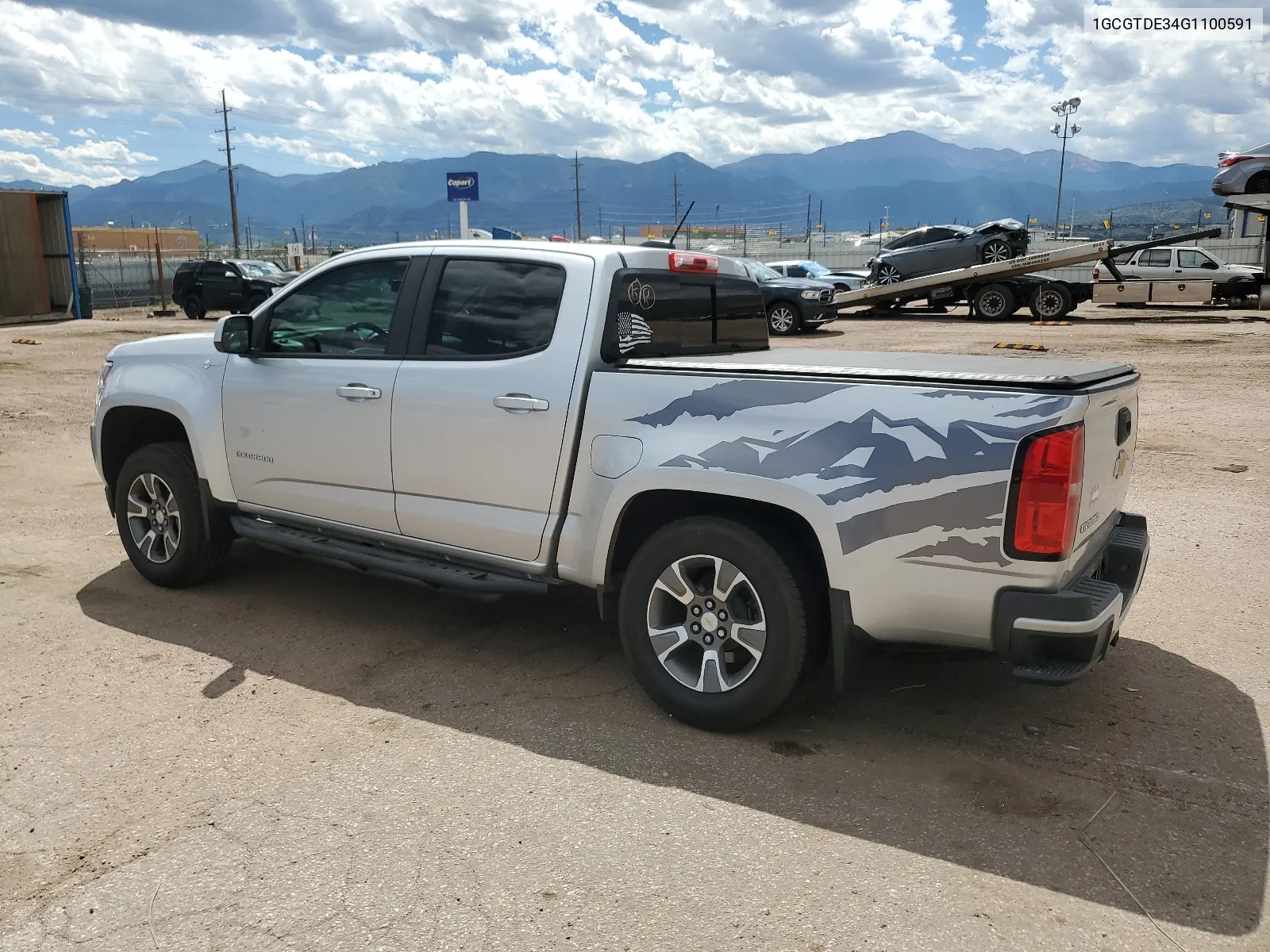 2016 Chevrolet Colorado Z71 VIN: 1GCGTDE34G1100591 Lot: 67422764