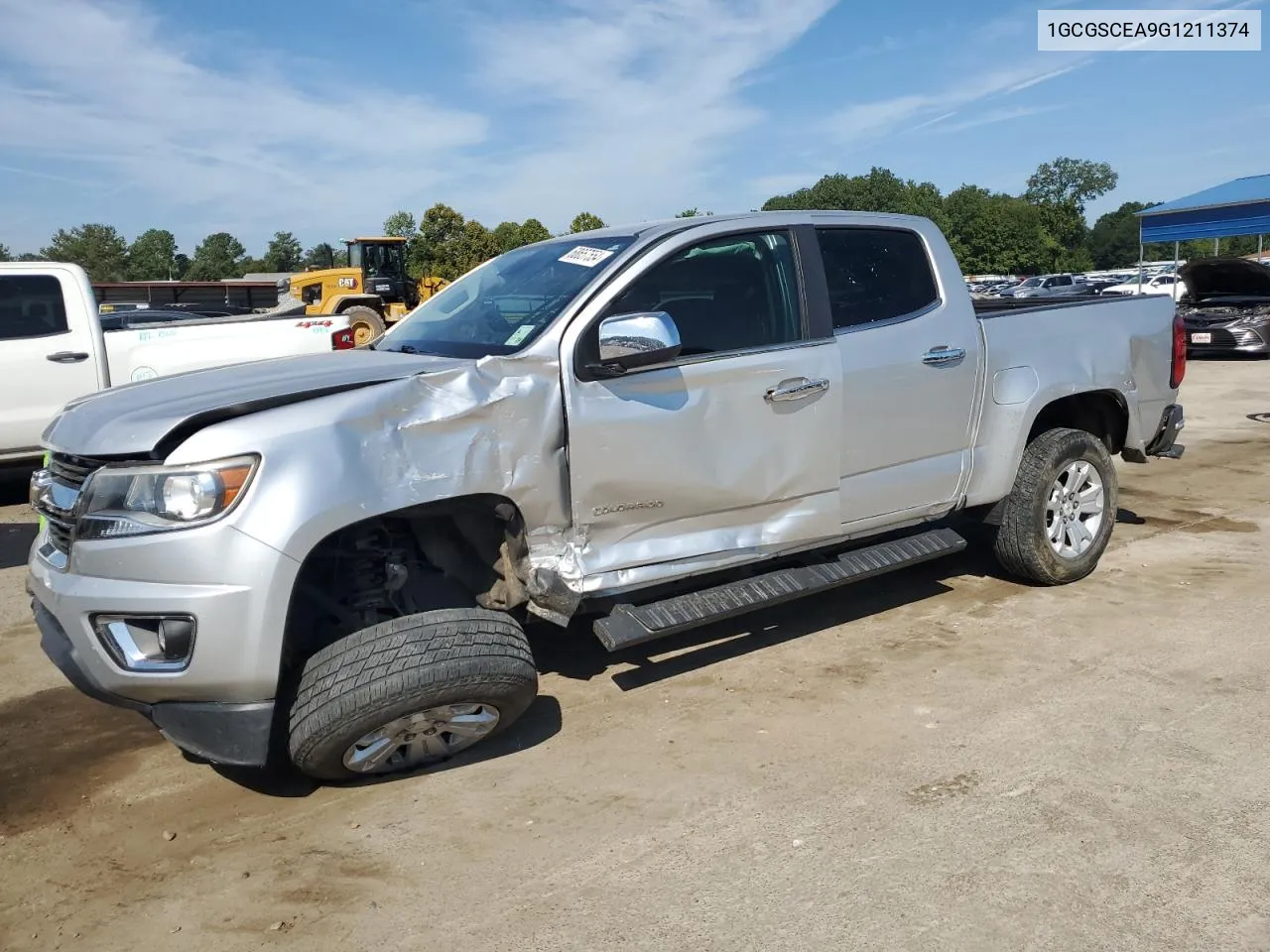 1GCGSCEA9G1211374 2016 Chevrolet Colorado Lt