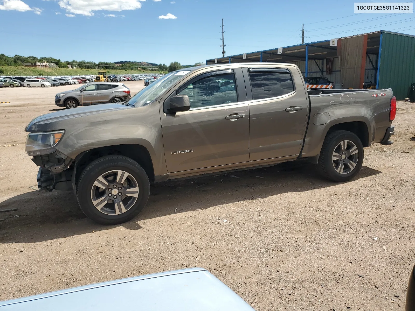 1GCGTCE35G1141323 2016 Chevrolet Colorado Lt