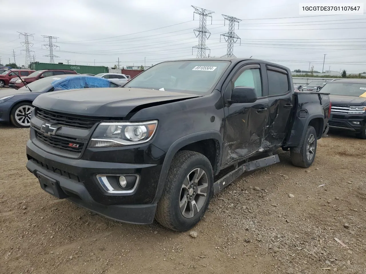 1GCGTDE37G1107647 2016 Chevrolet Colorado Z71