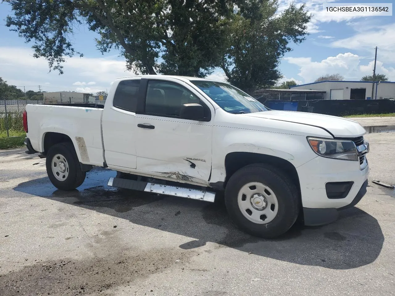 1GCHSBEA3G1136542 2016 Chevrolet Colorado