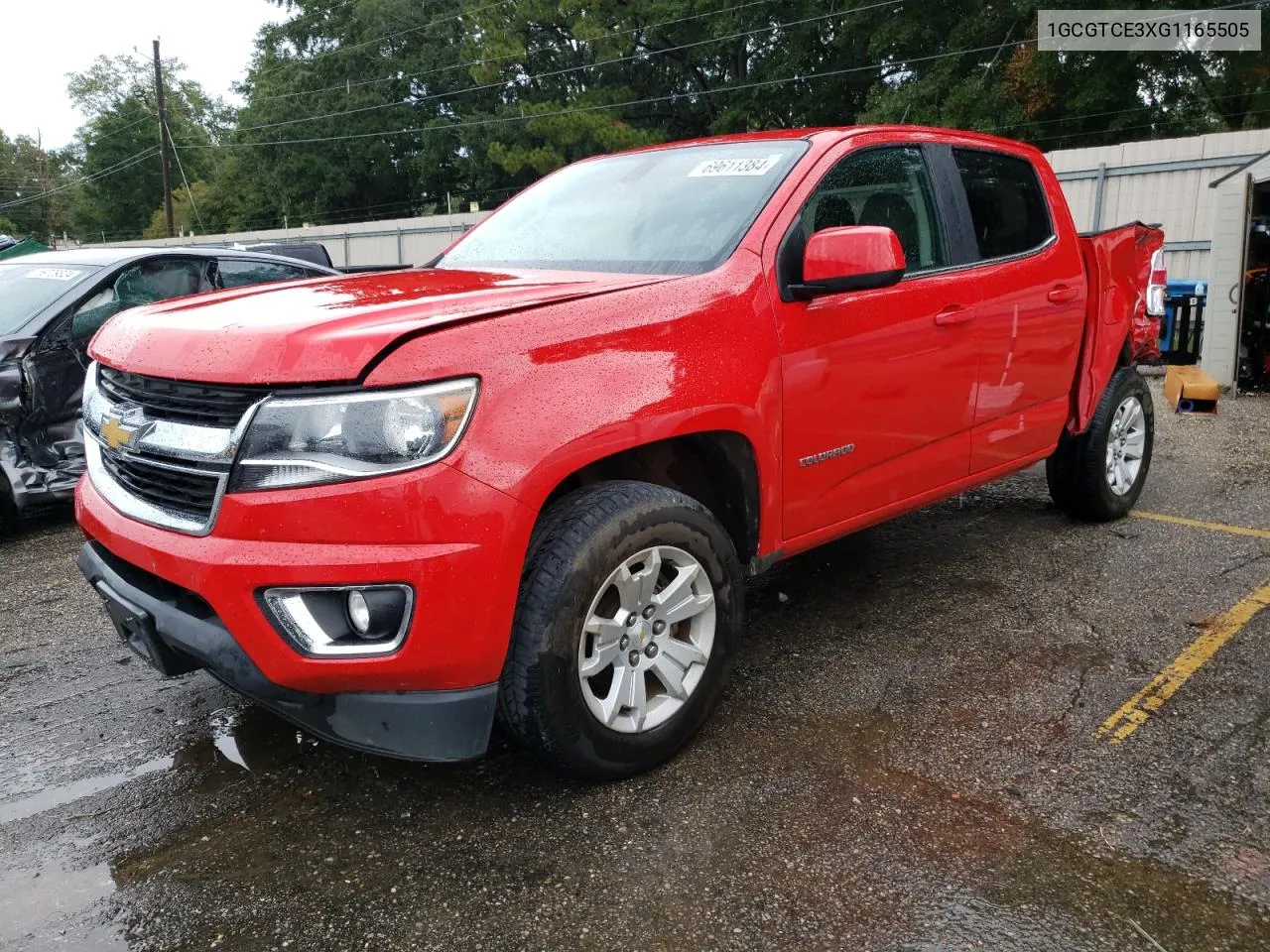 2016 Chevrolet Colorado Lt VIN: 1GCGTCE3XG1165505 Lot: 69611384