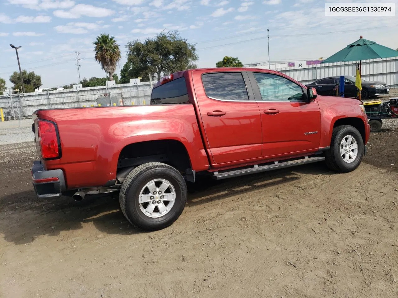 2016 Chevrolet Colorado VIN: 1GCGSBE36G1336974 Lot: 69709014