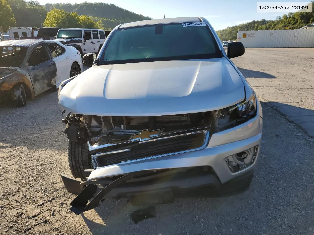 2016 Chevrolet Colorado VIN: 1GCGSBEA5G1231891 Lot: 70006464