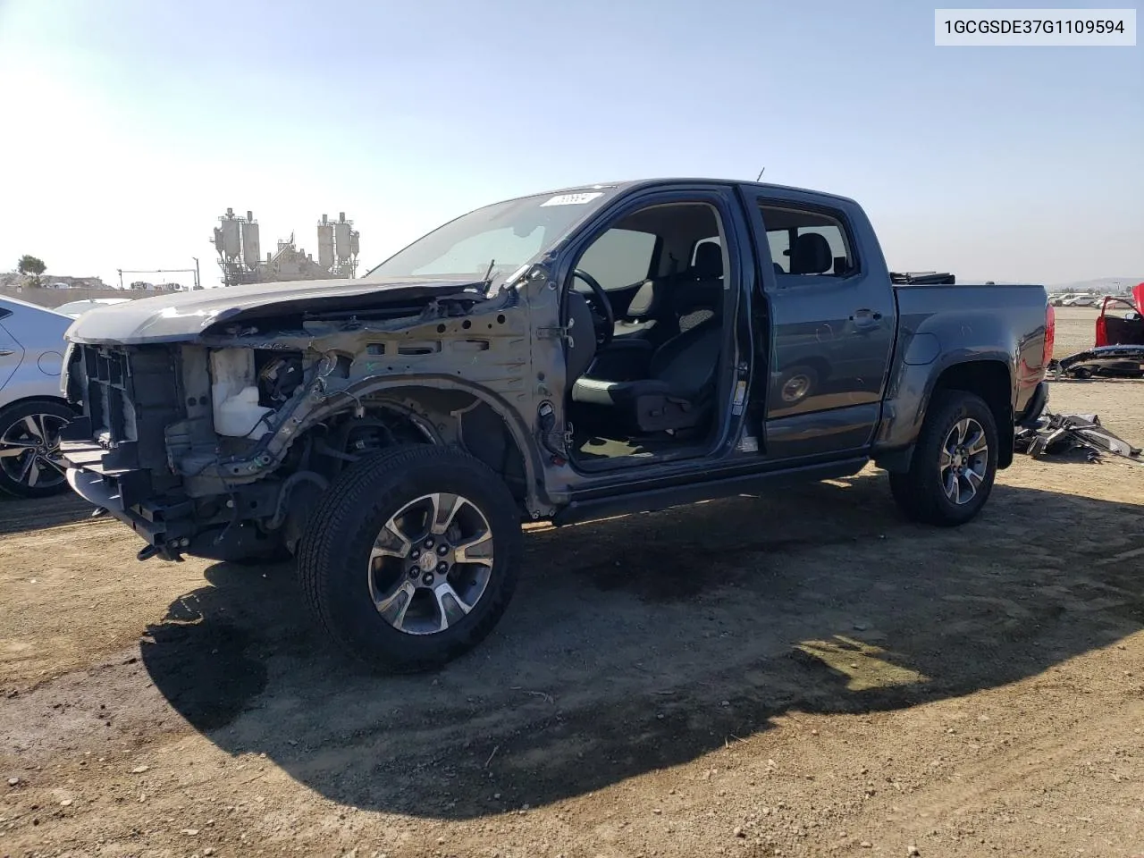 2016 Chevrolet Colorado Z71 VIN: 1GCGSDE37G1109594 Lot: 70636604