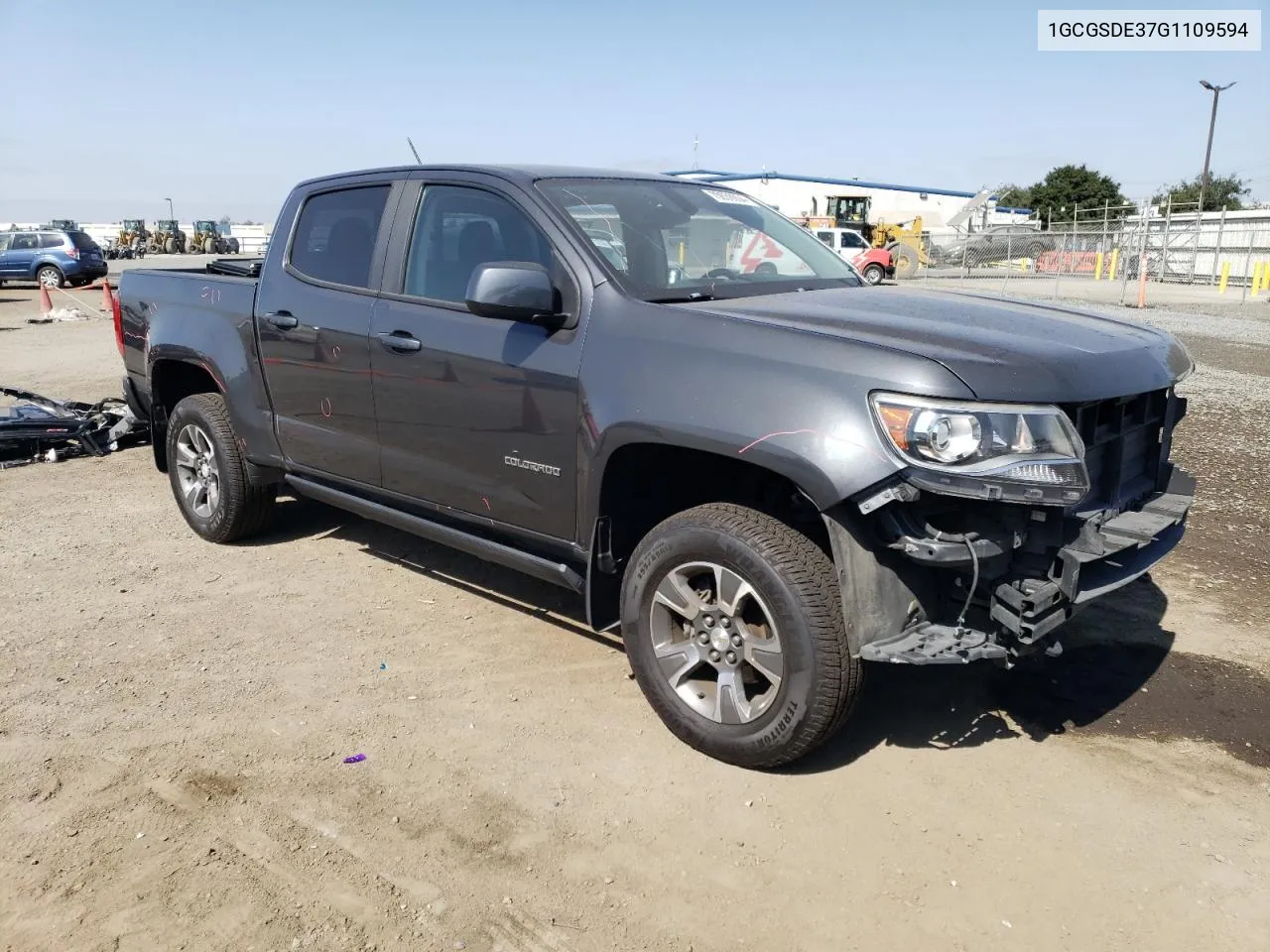 2016 Chevrolet Colorado Z71 VIN: 1GCGSDE37G1109594 Lot: 70636604