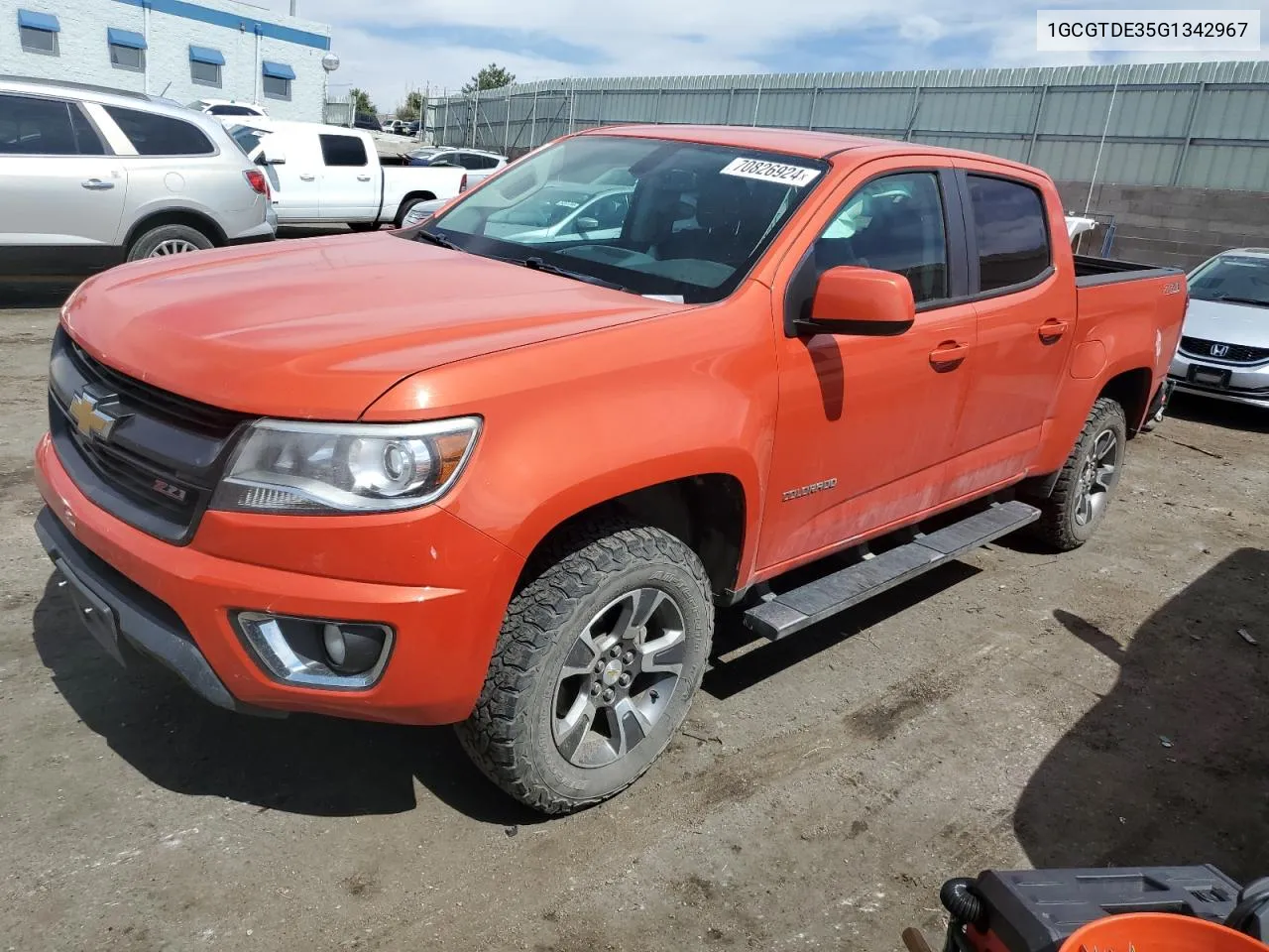 1GCGTDE35G1342967 2016 Chevrolet Colorado Z71