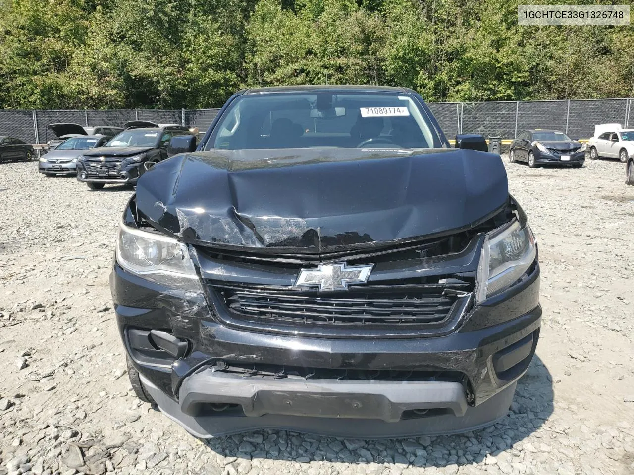 2016 Chevrolet Colorado Lt VIN: 1GCHTCE33G1326748 Lot: 71089174