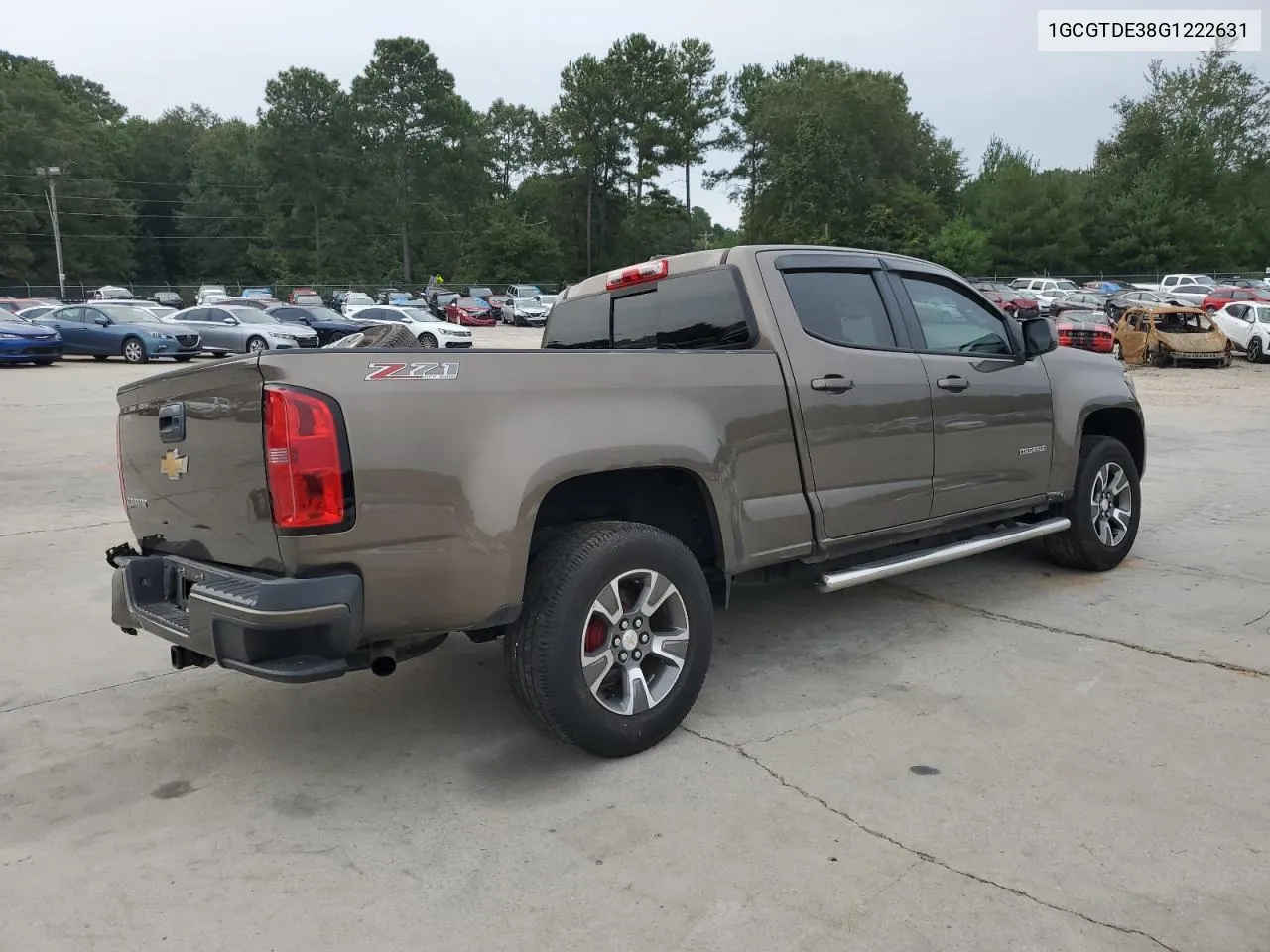 2016 Chevrolet Colorado Z71 VIN: 1GCGTDE38G1222631 Lot: 71123354