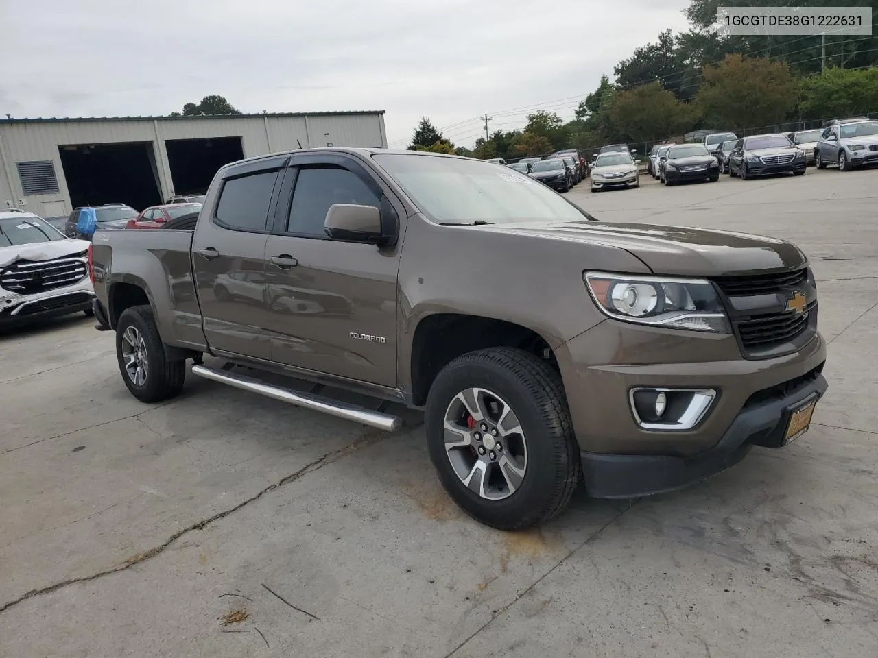 2016 Chevrolet Colorado Z71 VIN: 1GCGTDE38G1222631 Lot: 71123354