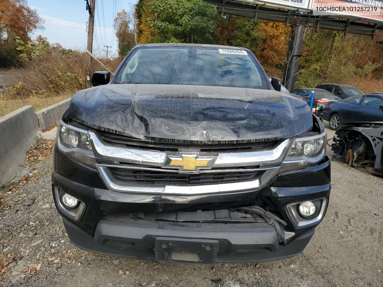 2016 Chevrolet Colorado Lt VIN: 1GCHSCEA1G1257219 Lot: 72680264