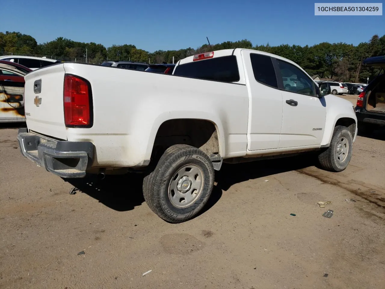 2016 Chevrolet Colorado VIN: 1GCHSBEA5G1304259 Lot: 73277284