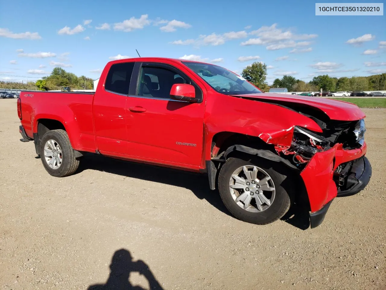 1GCHTCE35G1320210 2016 Chevrolet Colorado Lt