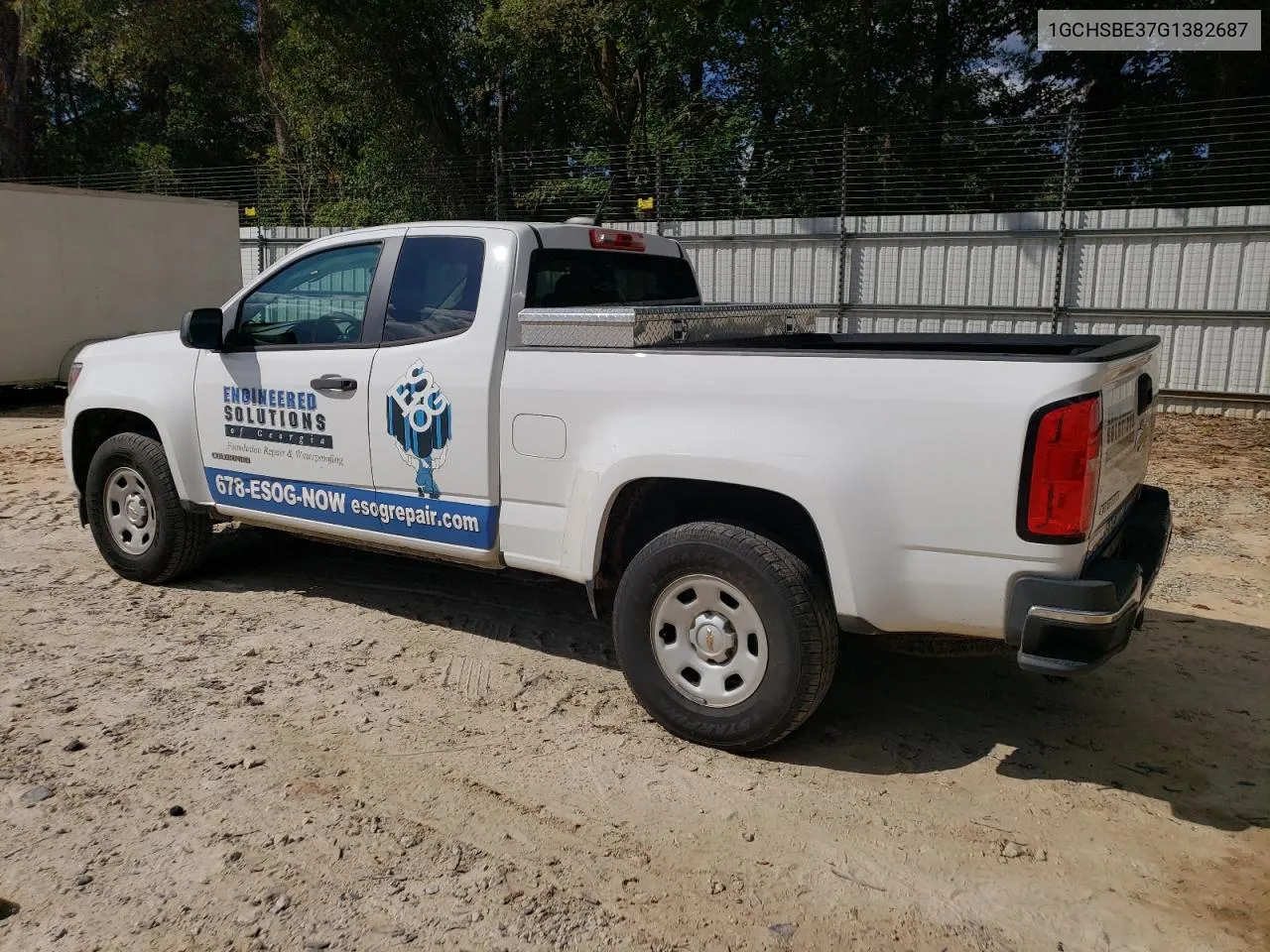 1GCHSBE37G1382687 2016 Chevrolet Colorado