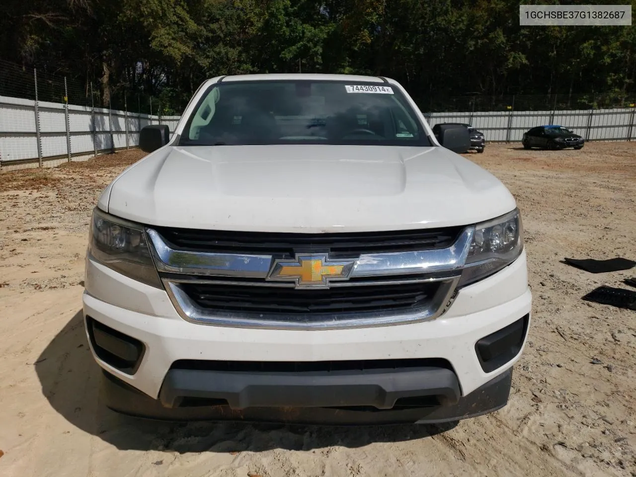 2016 Chevrolet Colorado VIN: 1GCHSBE37G1382687 Lot: 74430914