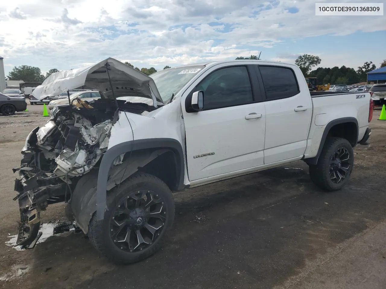 2016 Chevrolet Colorado Z71 VIN: 1GCGTDE39G1368309 Lot: 74782124