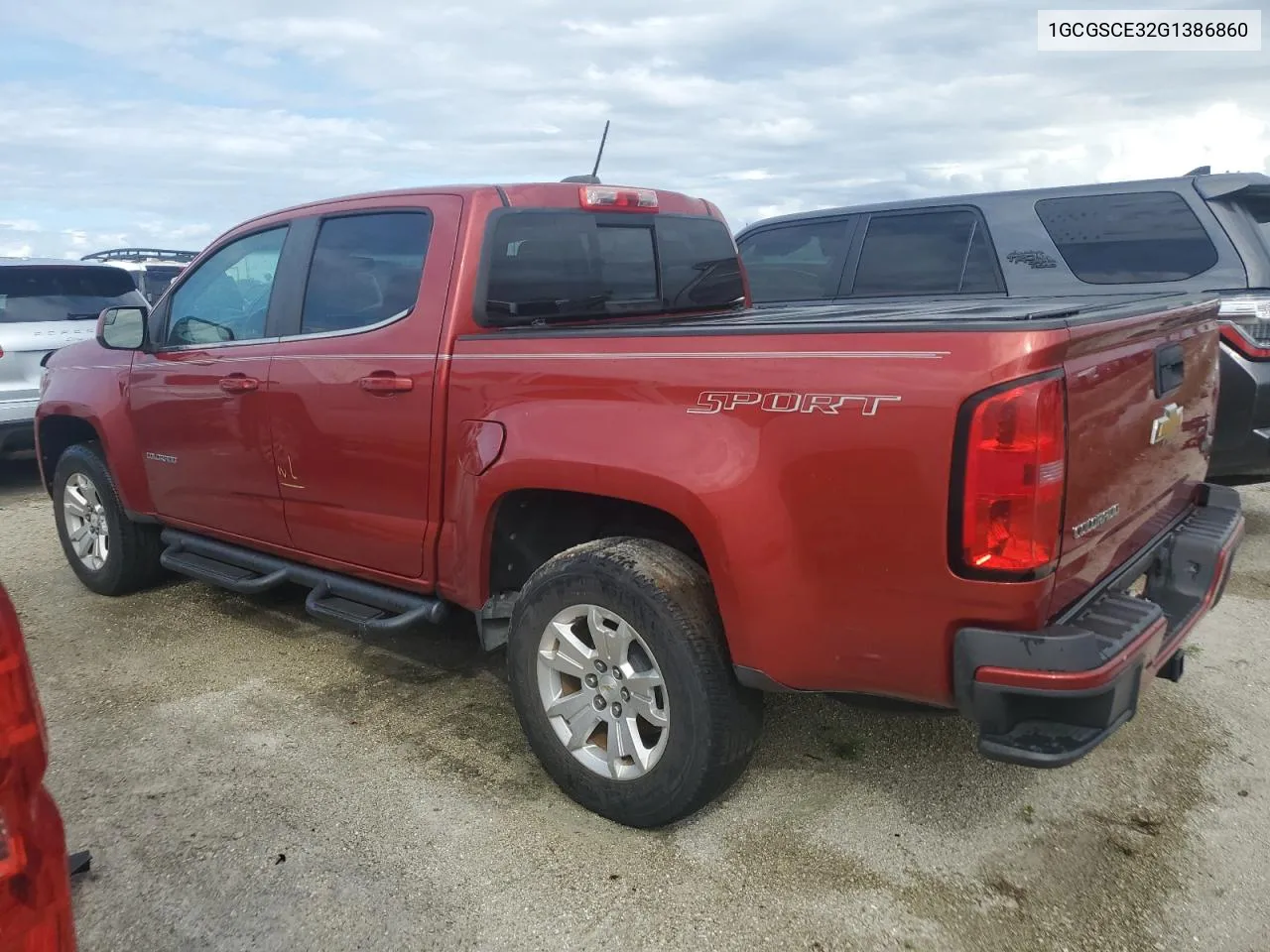 1GCGSCE32G1386860 2016 Chevrolet Colorado Lt