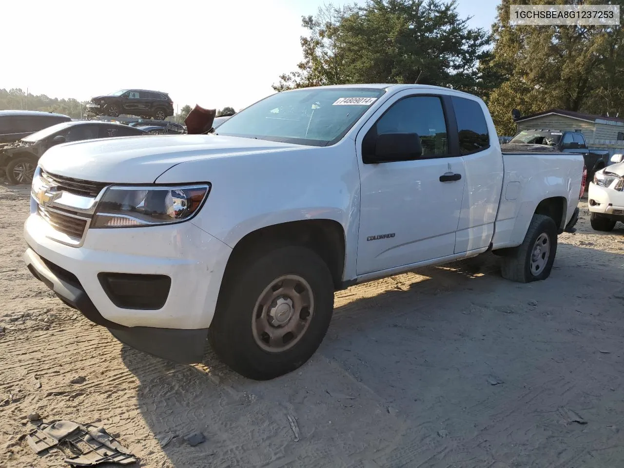 2016 Chevrolet Colorado VIN: 1GCHSBEA8G1237253 Lot: 74809014