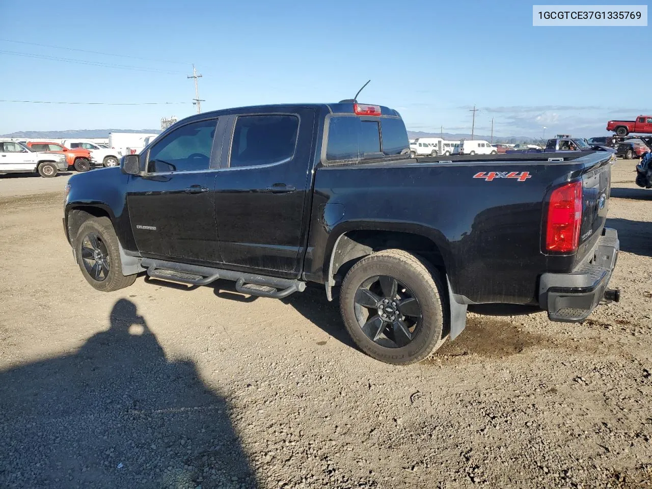 2016 Chevrolet Colorado Lt VIN: 1GCGTCE37G1335769 Lot: 76591984