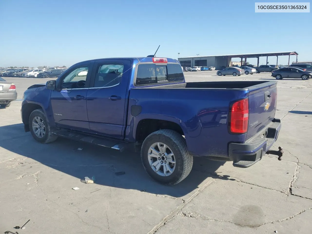 2016 Chevrolet Colorado Lt VIN: 1GCGSCE35G1365324 Lot: 76618984