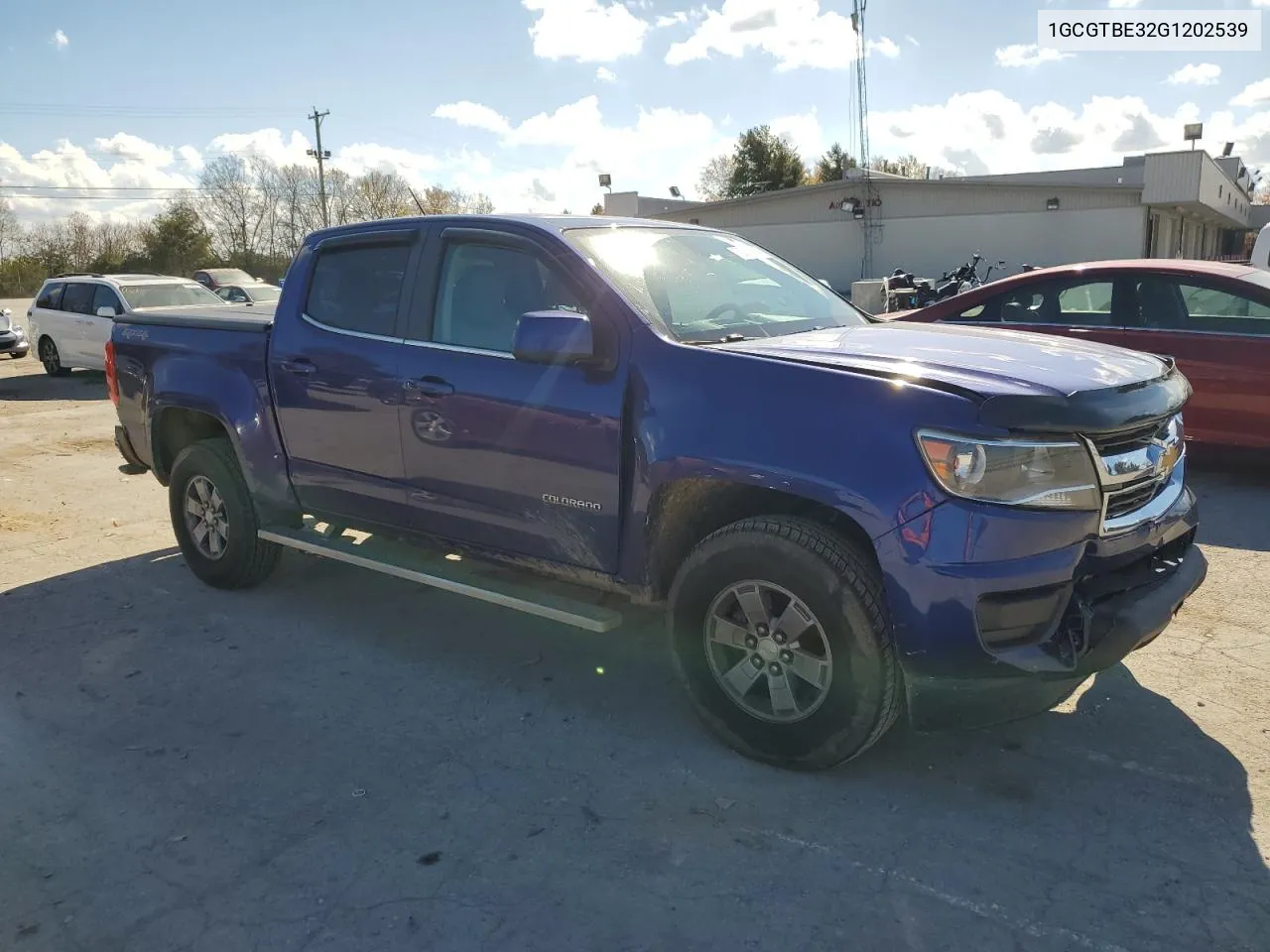 2016 Chevrolet Colorado VIN: 1GCGTBE32G1202539 Lot: 76948594