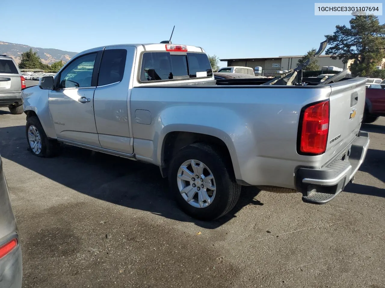 2016 Chevrolet Colorado Lt VIN: 1GCHSCE33G1107694 Lot: 76952124