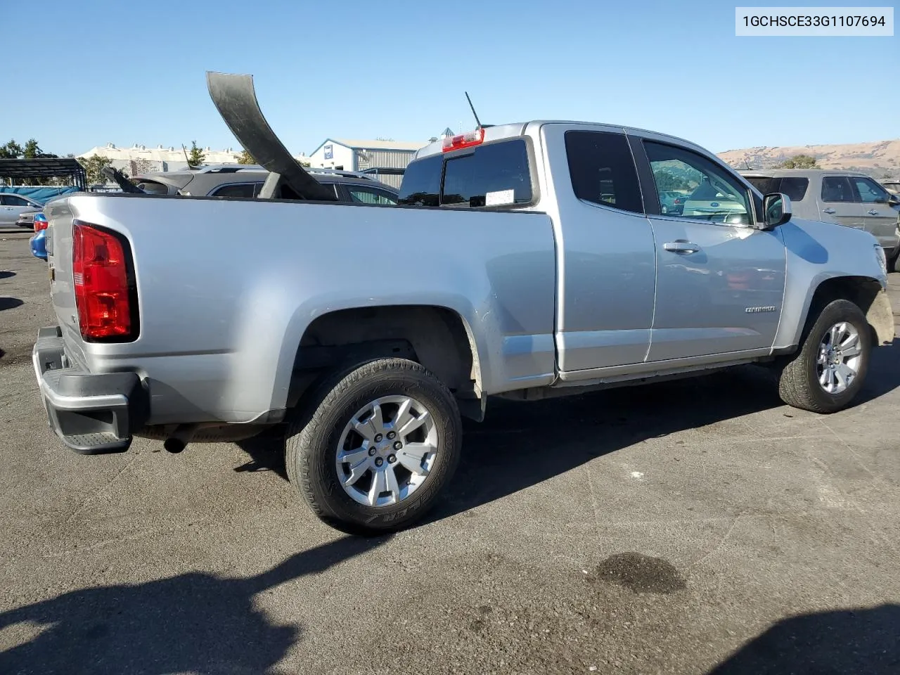 2016 Chevrolet Colorado Lt VIN: 1GCHSCE33G1107694 Lot: 76952124