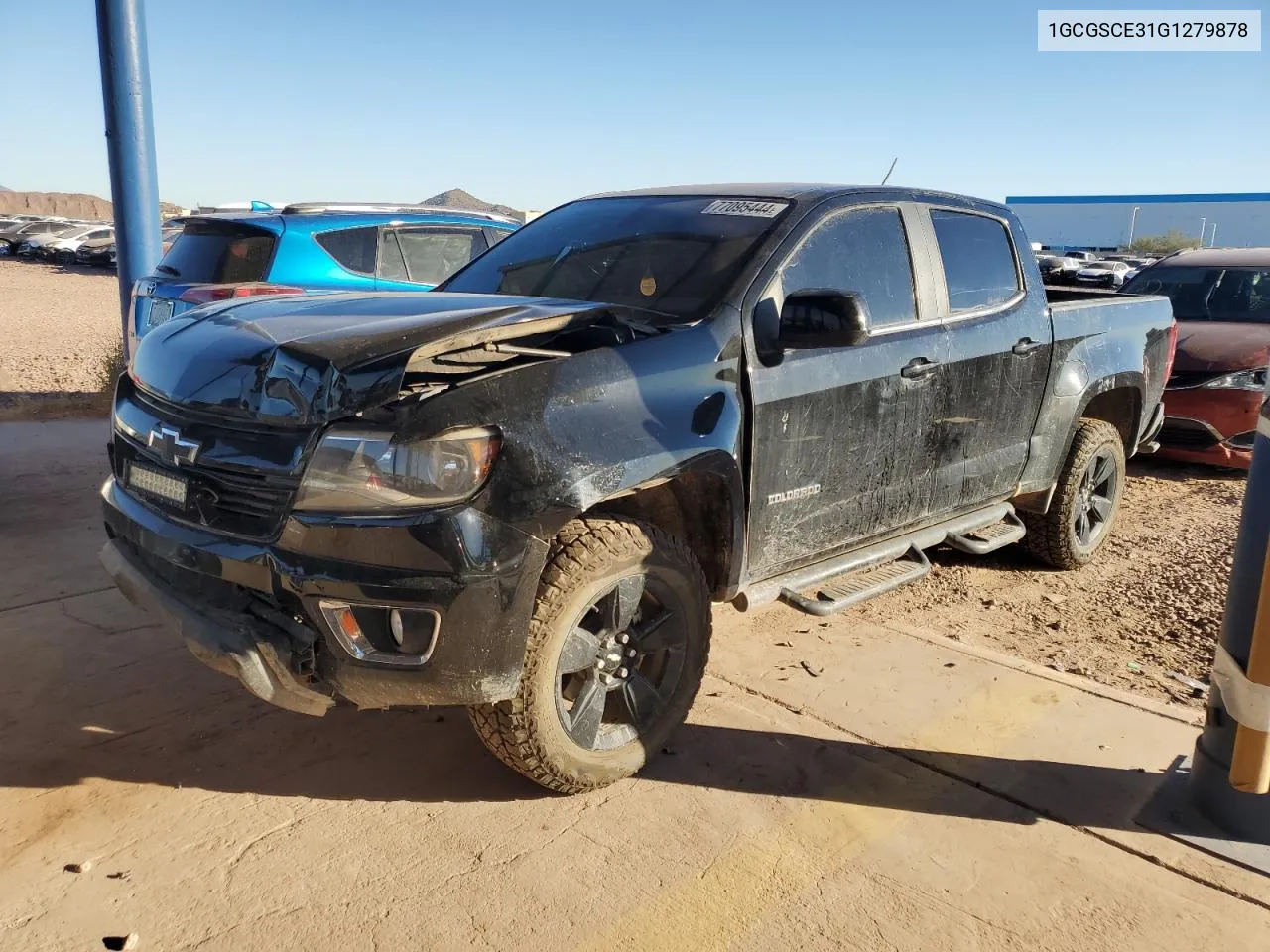 2016 Chevrolet Colorado Lt VIN: 1GCGSCE31G1279878 Lot: 77095444