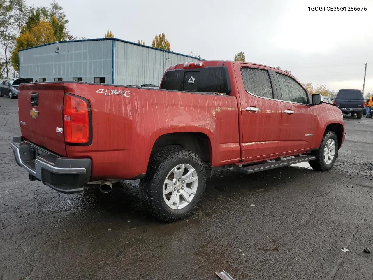 2016 Chevrolet Colorado Lt VIN: 1GCGTCE36G1286676 Lot: 77787324