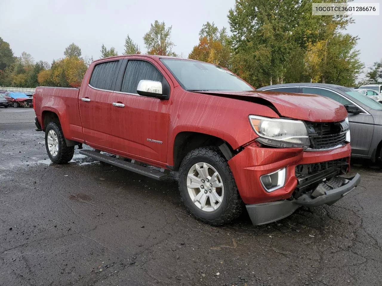 2016 Chevrolet Colorado Lt VIN: 1GCGTCE36G1286676 Lot: 77787324