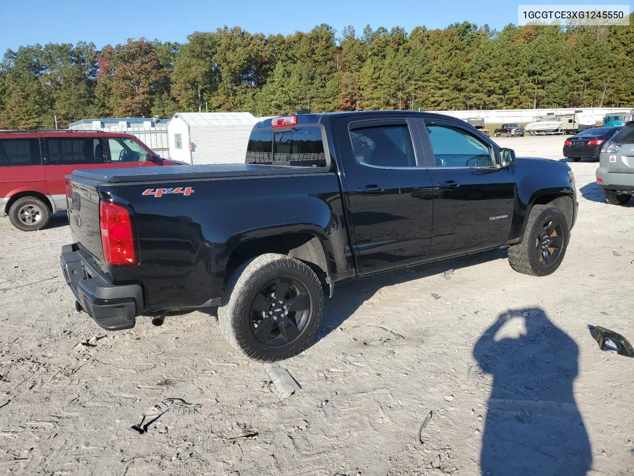 2016 Chevrolet Colorado Lt VIN: 1GCGTCE3XG1245550 Lot: 77913014