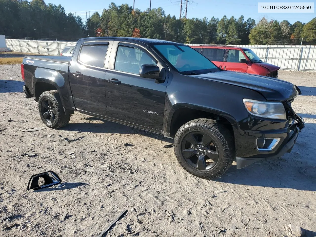 2016 Chevrolet Colorado Lt VIN: 1GCGTCE3XG1245550 Lot: 77913014