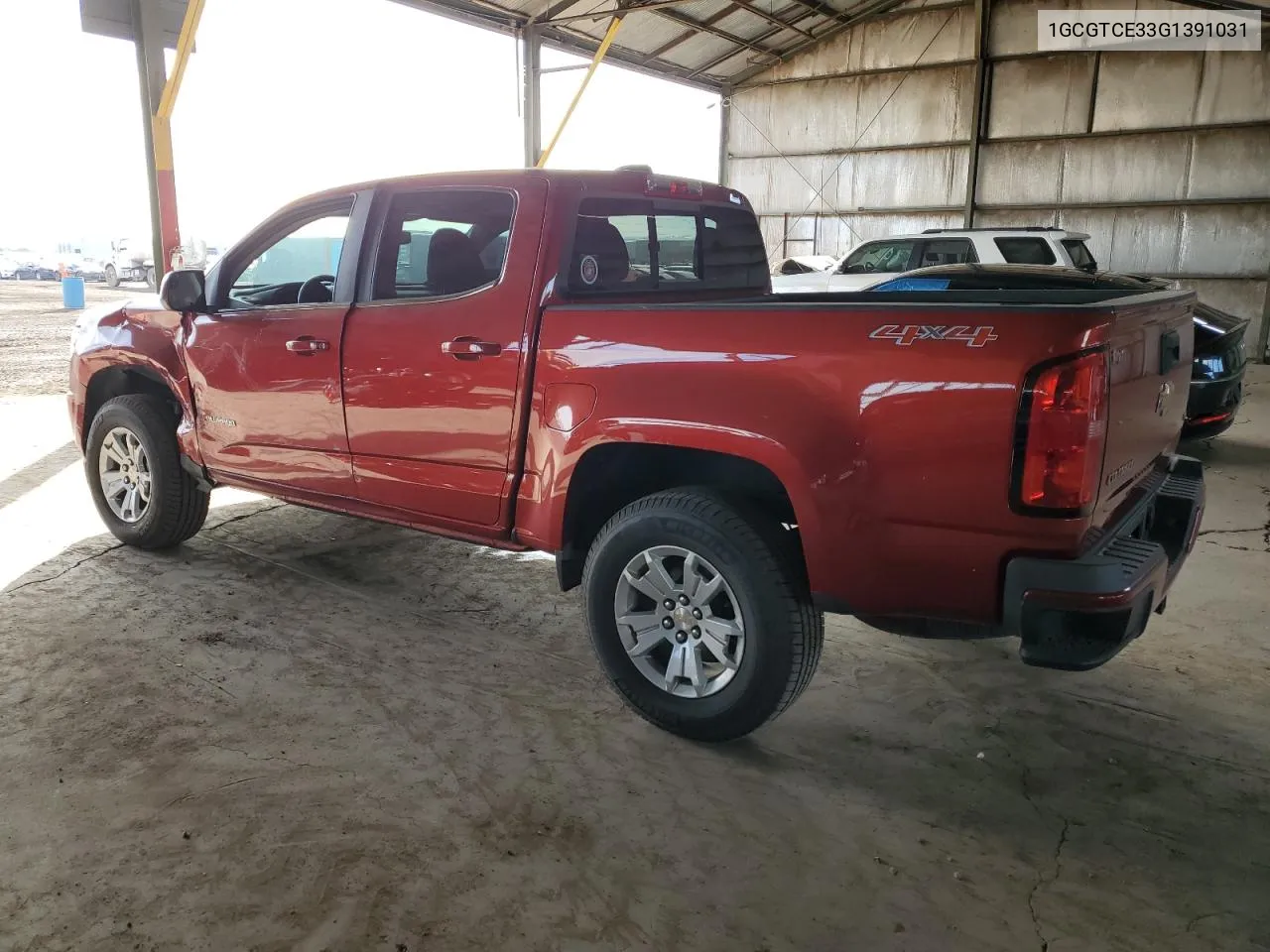 2016 Chevrolet Colorado Lt VIN: 1GCGTCE33G1391031 Lot: 78227994