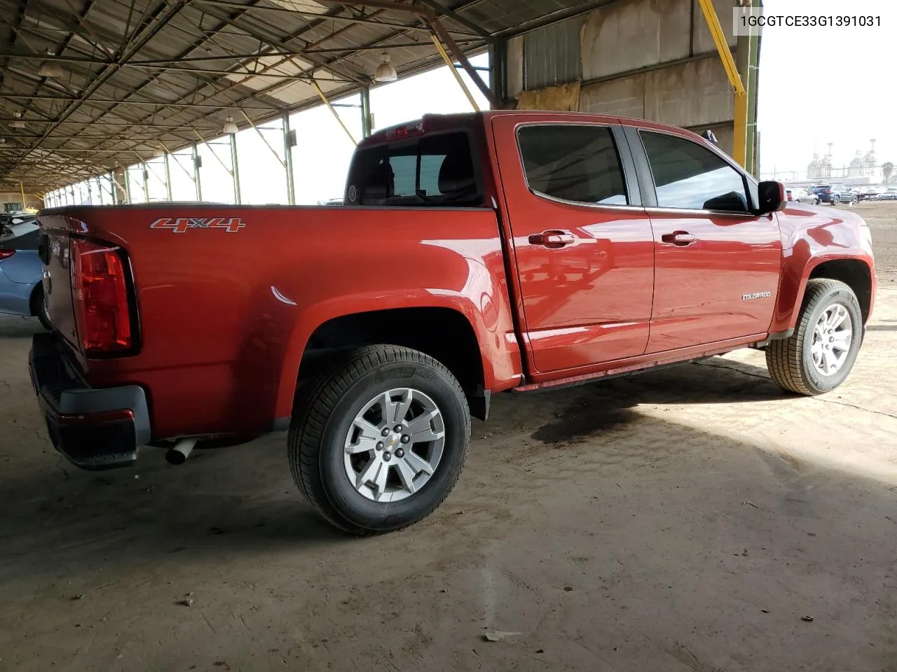 2016 Chevrolet Colorado Lt VIN: 1GCGTCE33G1391031 Lot: 78227994