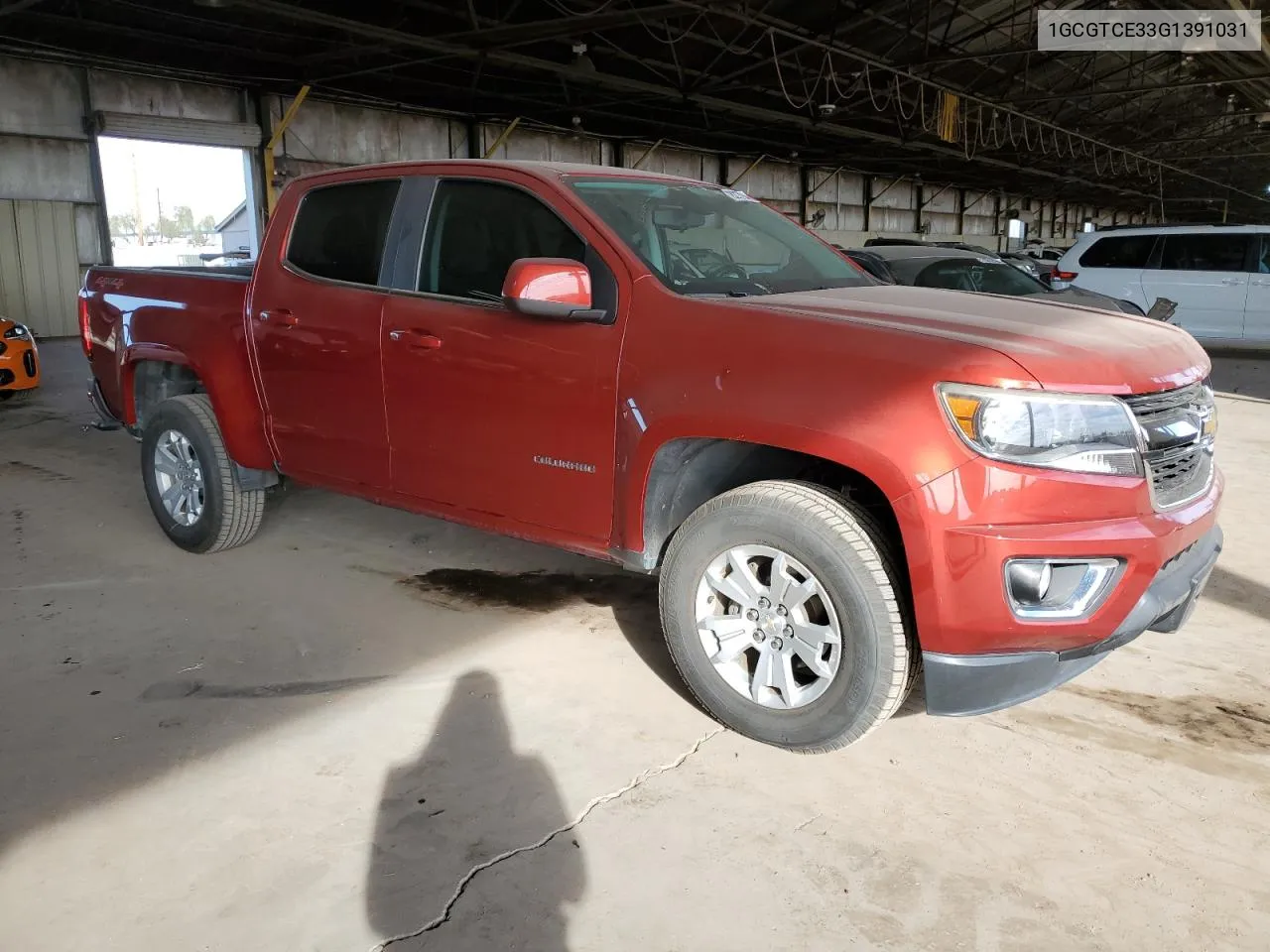 2016 Chevrolet Colorado Lt VIN: 1GCGTCE33G1391031 Lot: 78227994