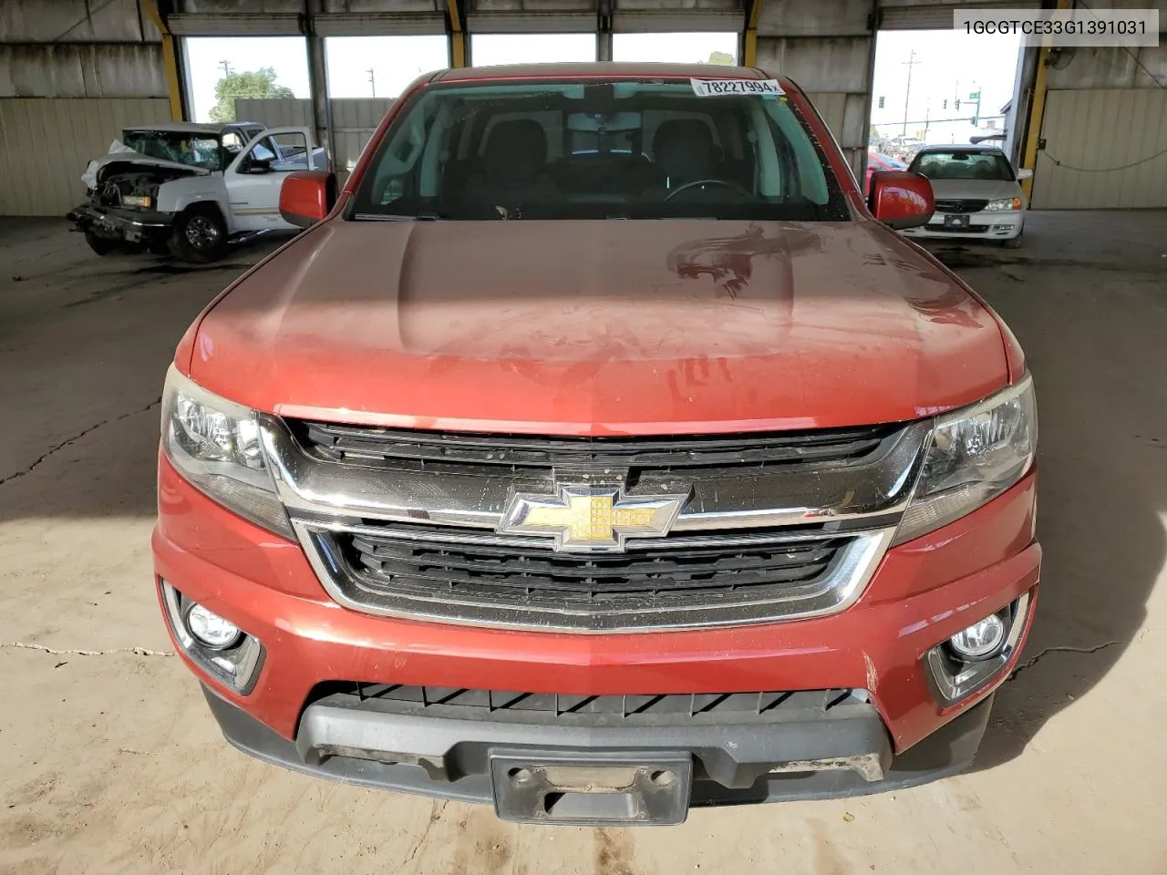 2016 Chevrolet Colorado Lt VIN: 1GCGTCE33G1391031 Lot: 78227994