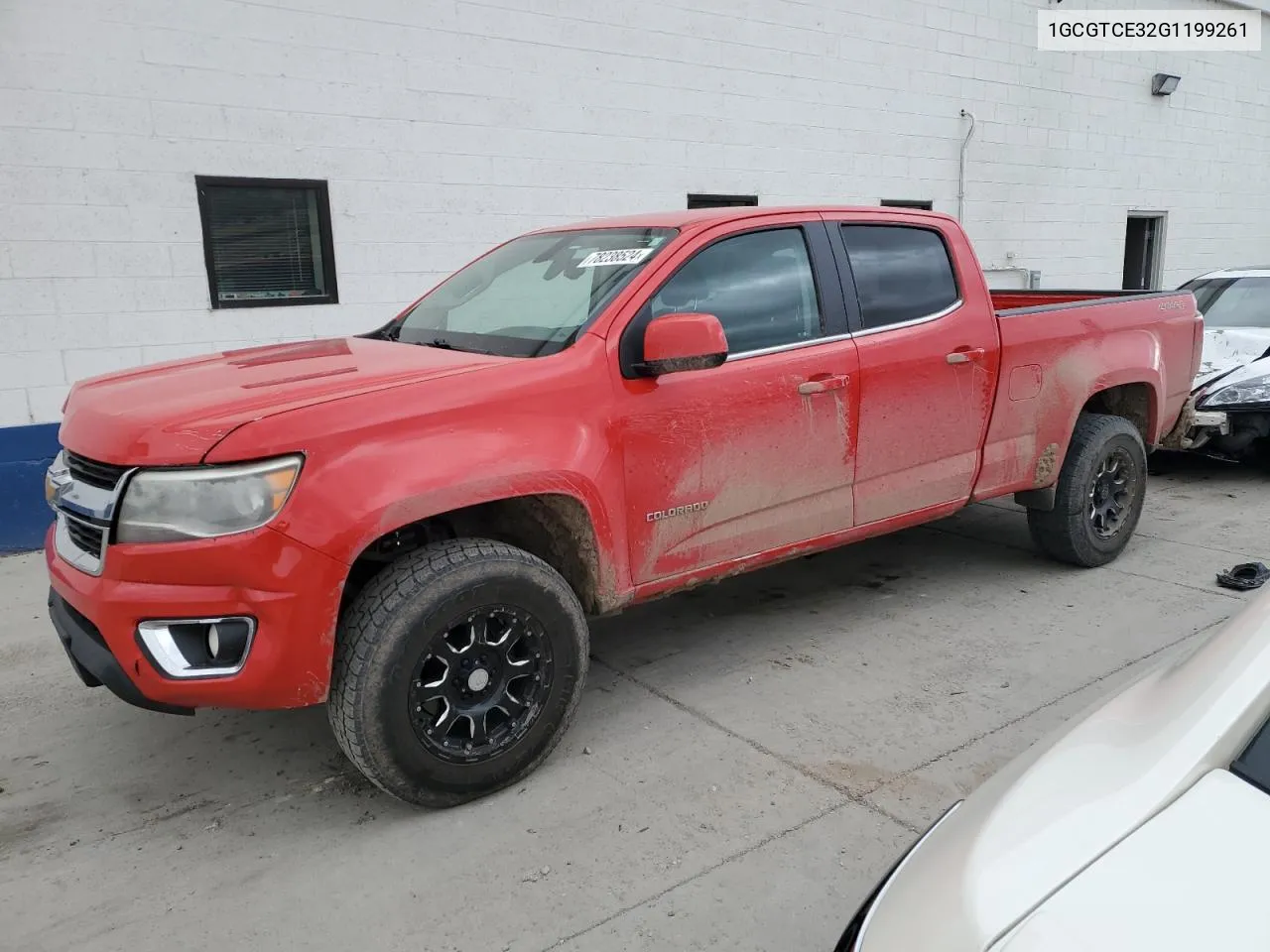 2016 Chevrolet Colorado Lt VIN: 1GCGTCE32G1199261 Lot: 78238524