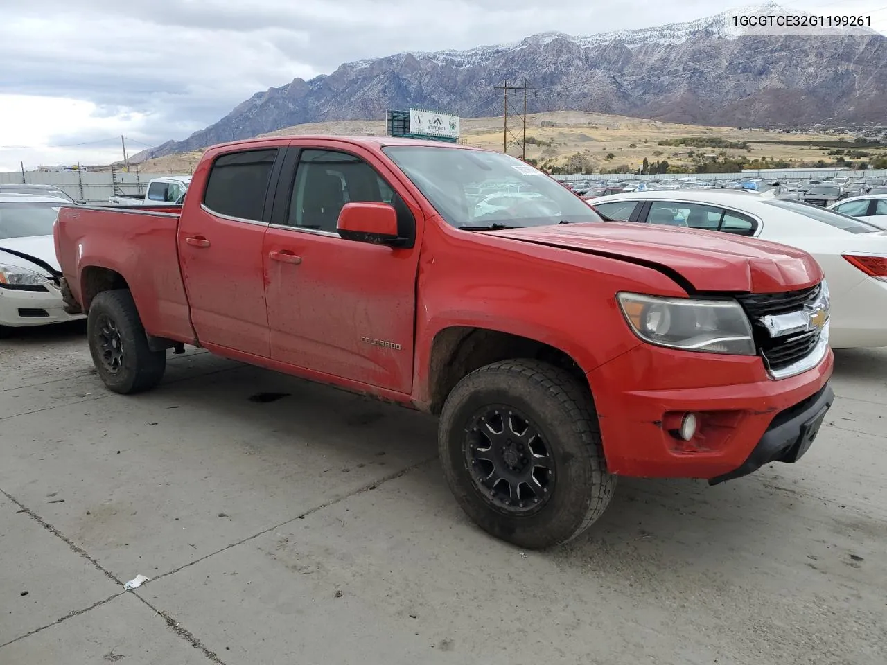 2016 Chevrolet Colorado Lt VIN: 1GCGTCE32G1199261 Lot: 78238524