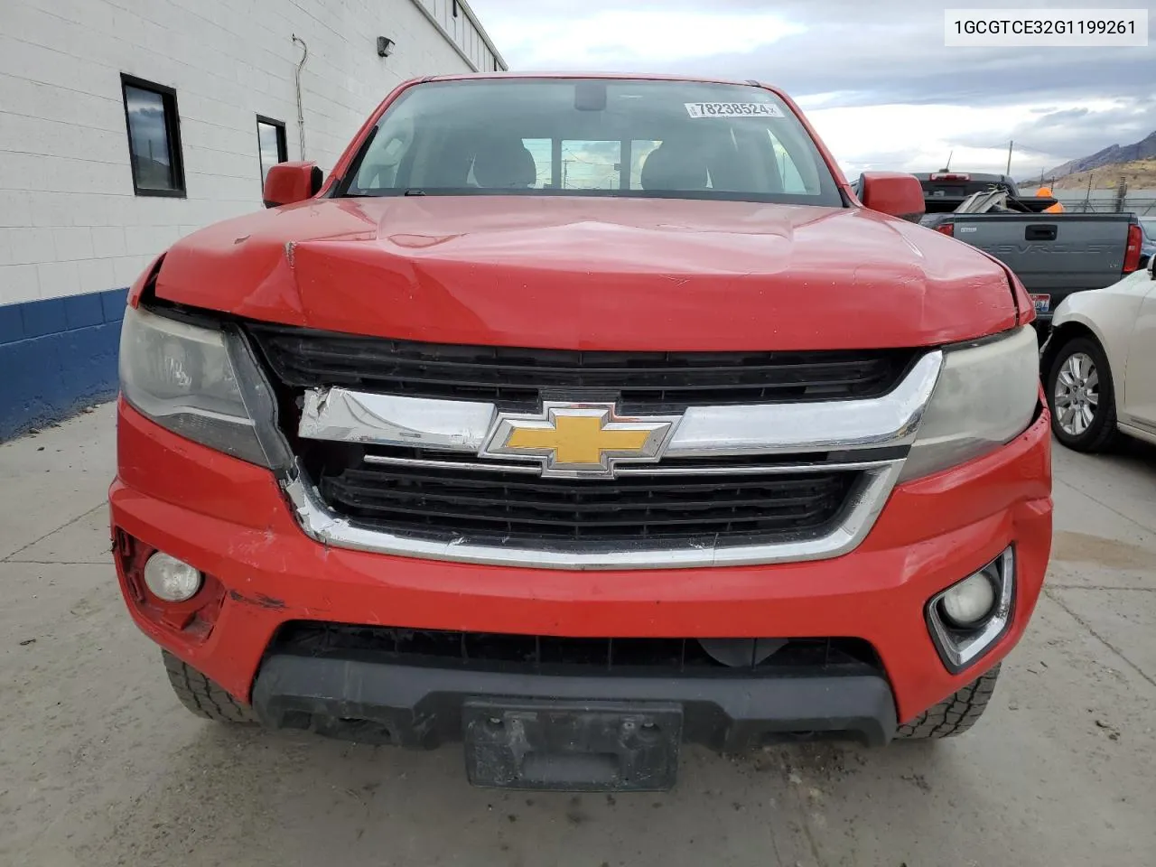 2016 Chevrolet Colorado Lt VIN: 1GCGTCE32G1199261 Lot: 78238524