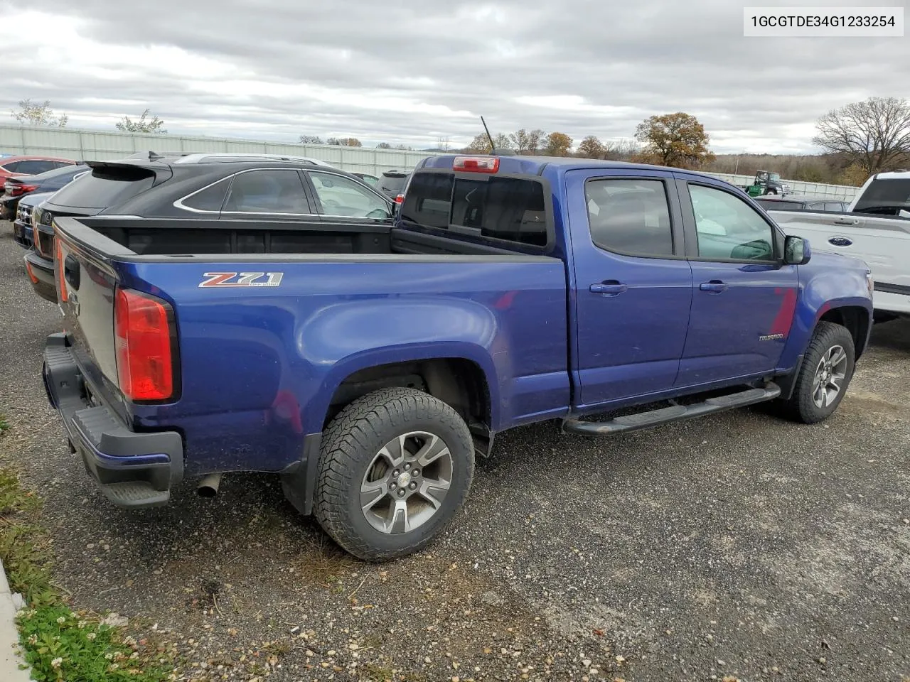 2016 Chevrolet Colorado Z71 VIN: 1GCGTDE34G1233254 Lot: 78523414