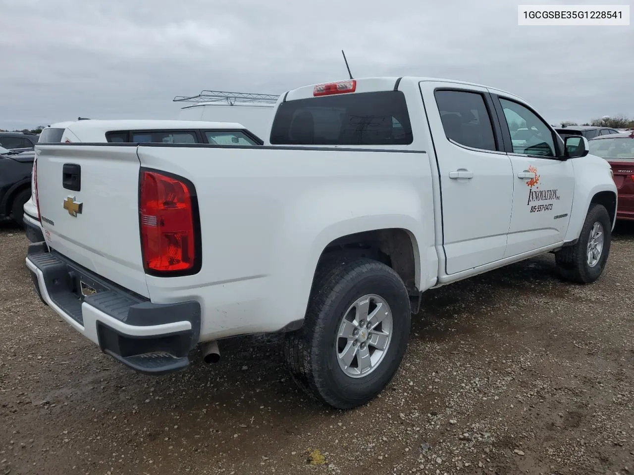 2016 Chevrolet Colorado VIN: 1GCGSBE35G1228541 Lot: 79451484