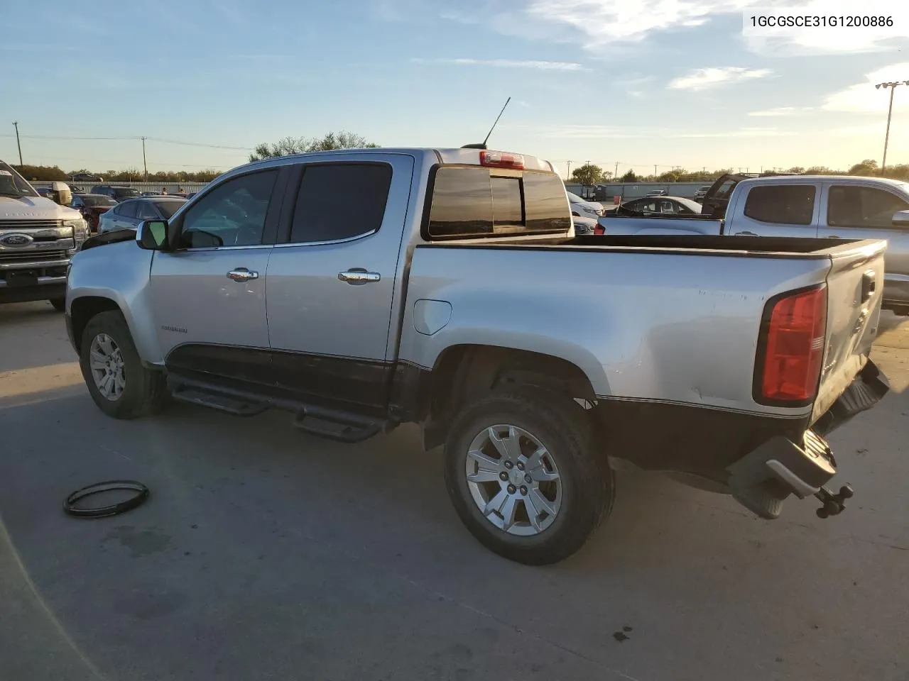 2016 Chevrolet Colorado Lt VIN: 1GCGSCE31G1200886 Lot: 79637474