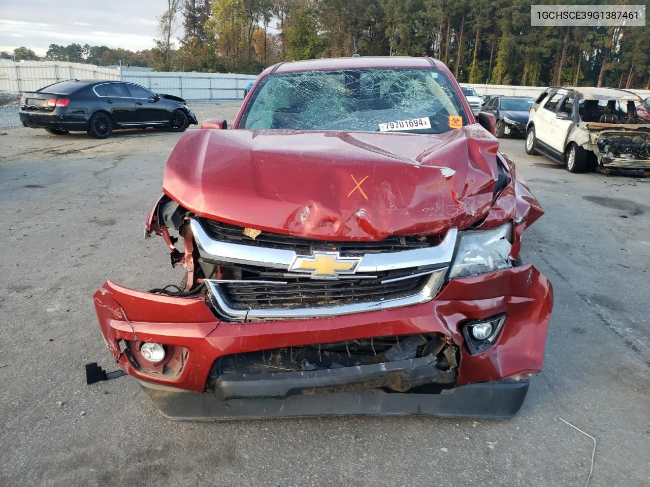 2016 Chevrolet Colorado Lt VIN: 1GCHSCE39G1387461 Lot: 79701694