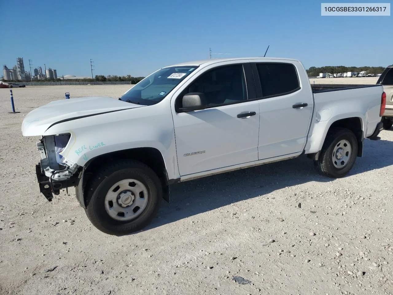 2016 Chevrolet Colorado VIN: 1GCGSBE33G1266317 Lot: 80127204