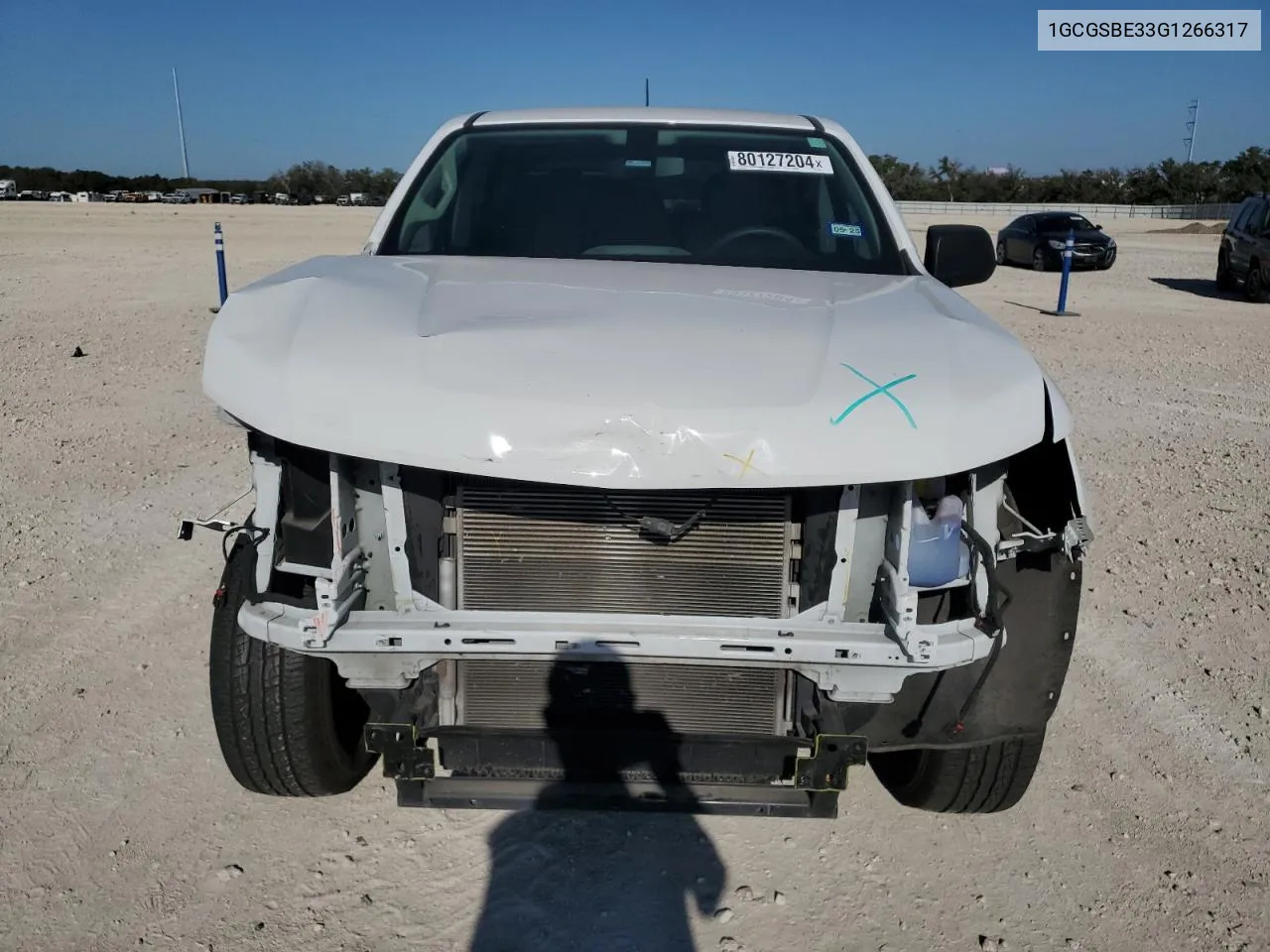 2016 Chevrolet Colorado VIN: 1GCGSBE33G1266317 Lot: 80127204