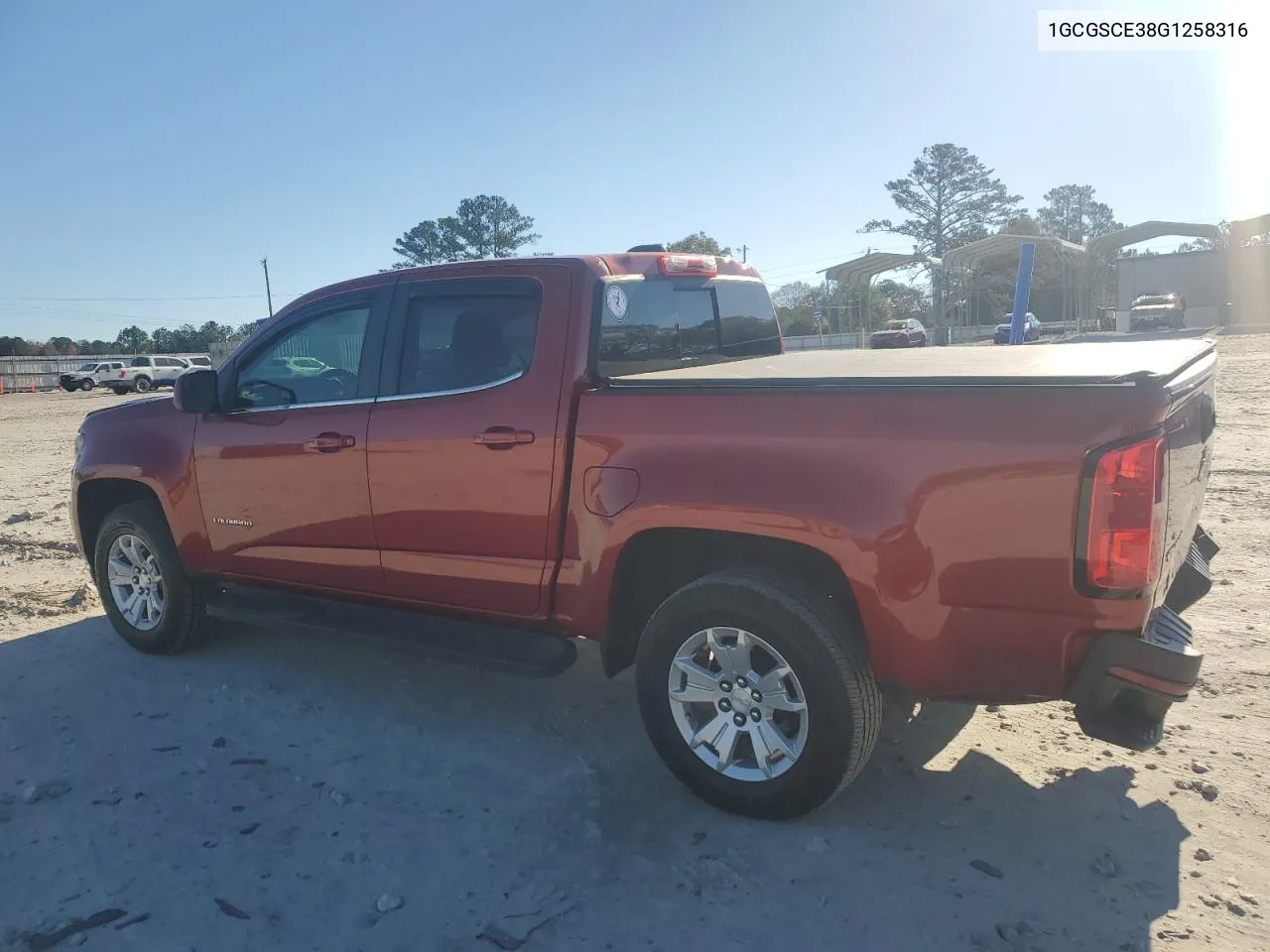 2016 Chevrolet Colorado Lt VIN: 1GCGSCE38G1258316 Lot: 80387564