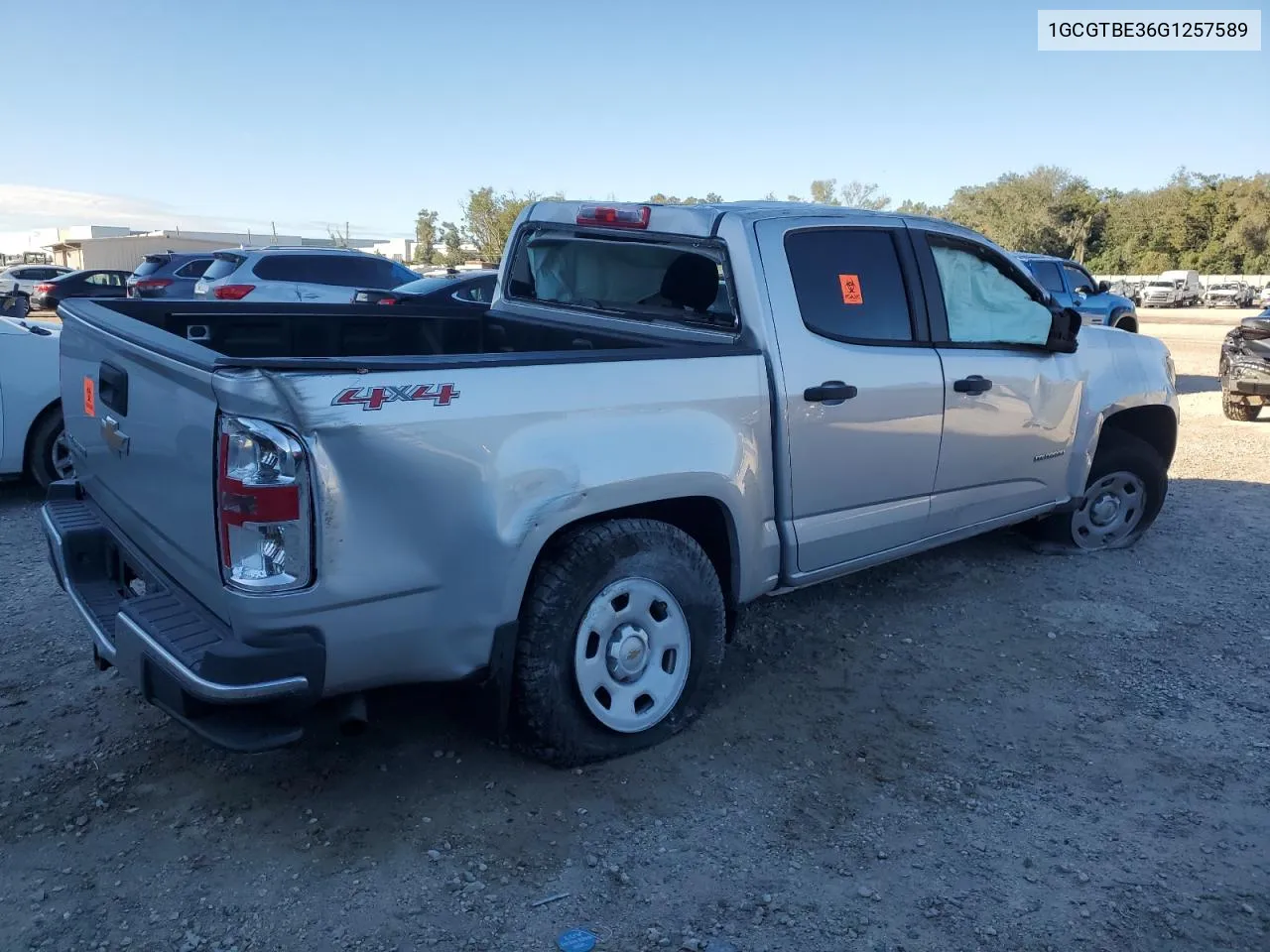 2016 Chevrolet Colorado VIN: 1GCGTBE36G1257589 Lot: 80860814