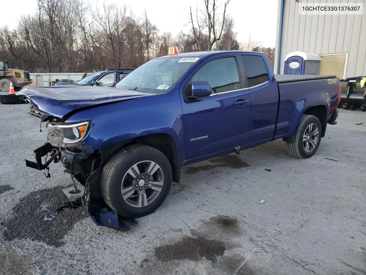 2016 Chevrolet Colorado Lt VIN: 1GCHTCE33G1376307 Lot: 80957634