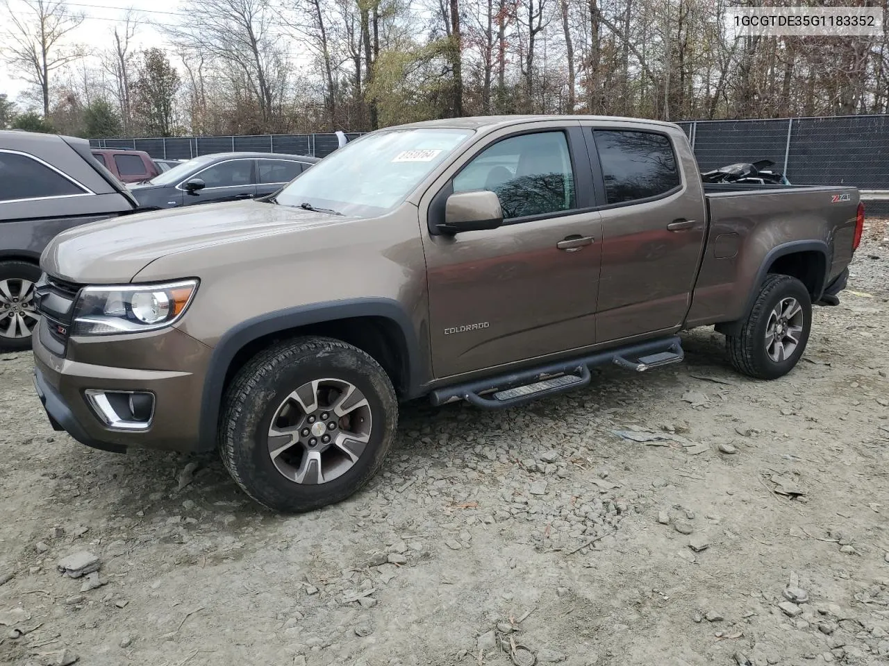 2016 Chevrolet Colorado Z71 VIN: 1GCGTDE35G1183352 Lot: 81518164