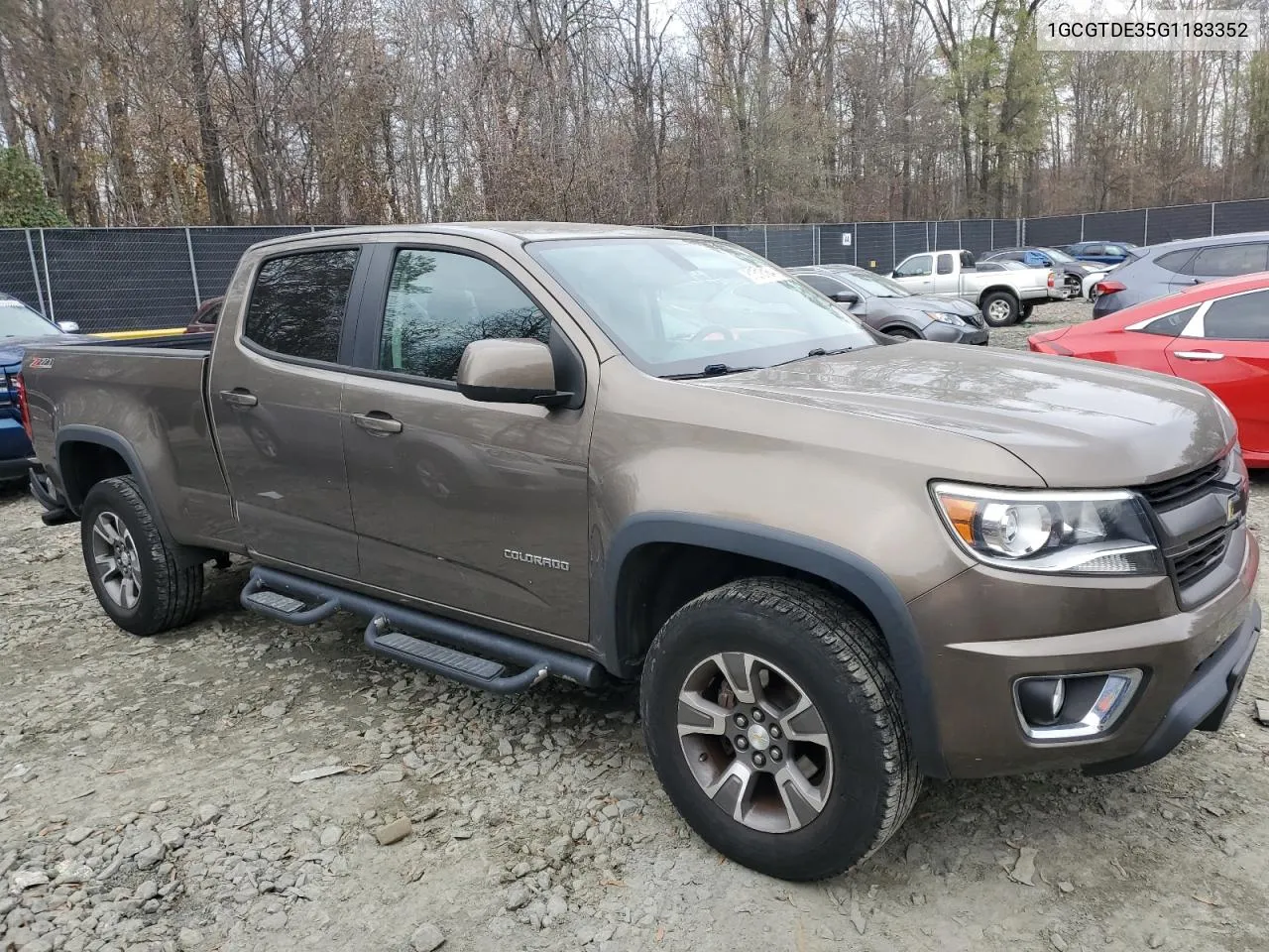 2016 Chevrolet Colorado Z71 VIN: 1GCGTDE35G1183352 Lot: 81518164